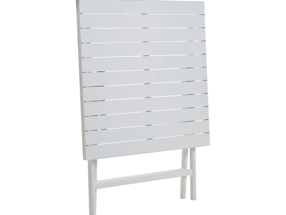 Balkonset Aluminium Textilbespannung Weis 2-Sitzer Zusammenklappbar Caorle
