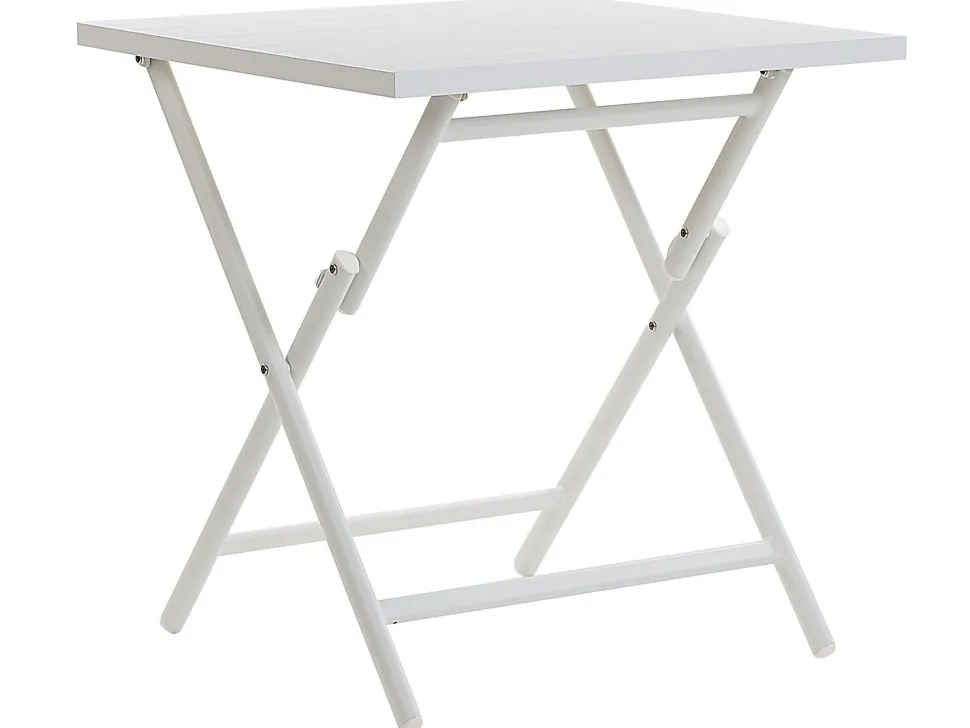 Balkonset Aluminium Textilbespannung Weis 2-Sitzer Zusammenklappbar Caorle