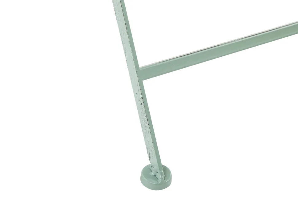 Balkonset Grun Metall 2 Stühle Klapptisch Trento