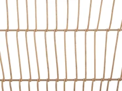 Balkonset Rattan Naturlich 2 Stühle Auflagen Hellgrau Labico