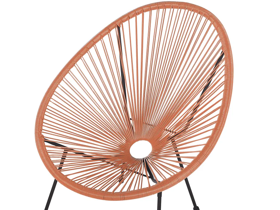 Balkonset Rattan Orange Acapulco Ii