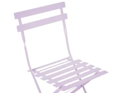 Balkonset Violett 2 Stühle Zusammenklappbar Fiori