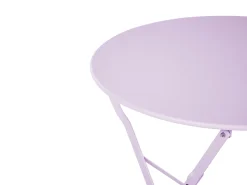 Balkonset Violett 2 Stühle Zusammenklappbar Fiori