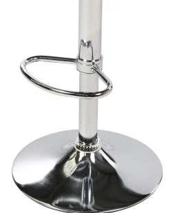 Barhocker Dunkler Holzfarbton Hohenverstellbar 2Er Set Liverpool
