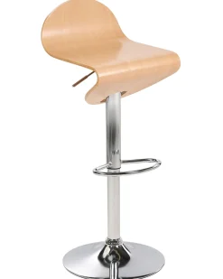 Barhocker Heller Holzfarbton Hohenverstellbar 2Er Set Liverpool