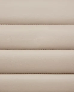 Barhocker Kunstleder Beige Hohenverstellbar 2Er Set Lucerne