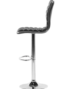 Barhocker Kunstleder Schwarz Hohenverstellbar 2Er Set Lucerne