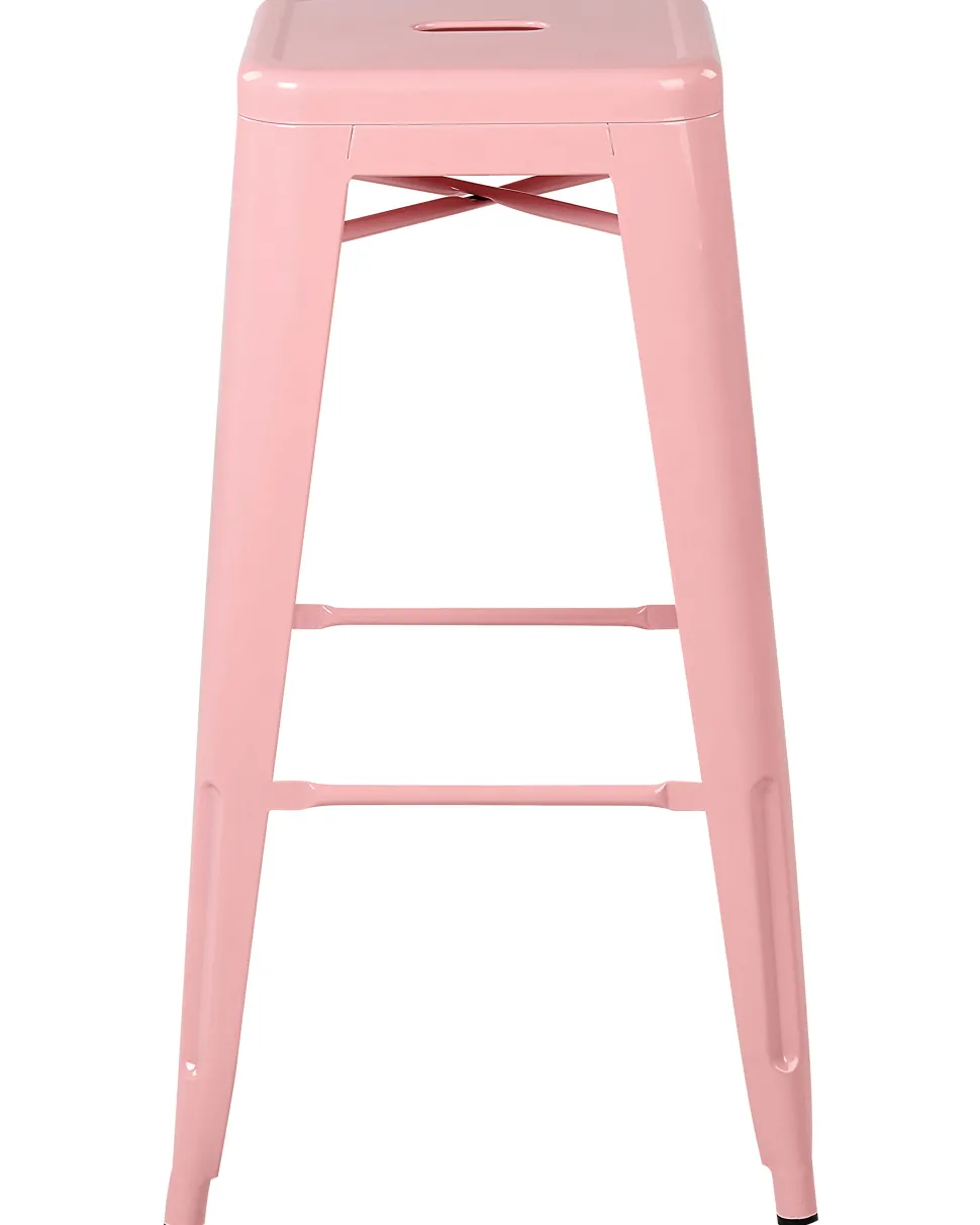 Barhocker Rosa 2Er Set Hohe 76 Cm Cabrillo