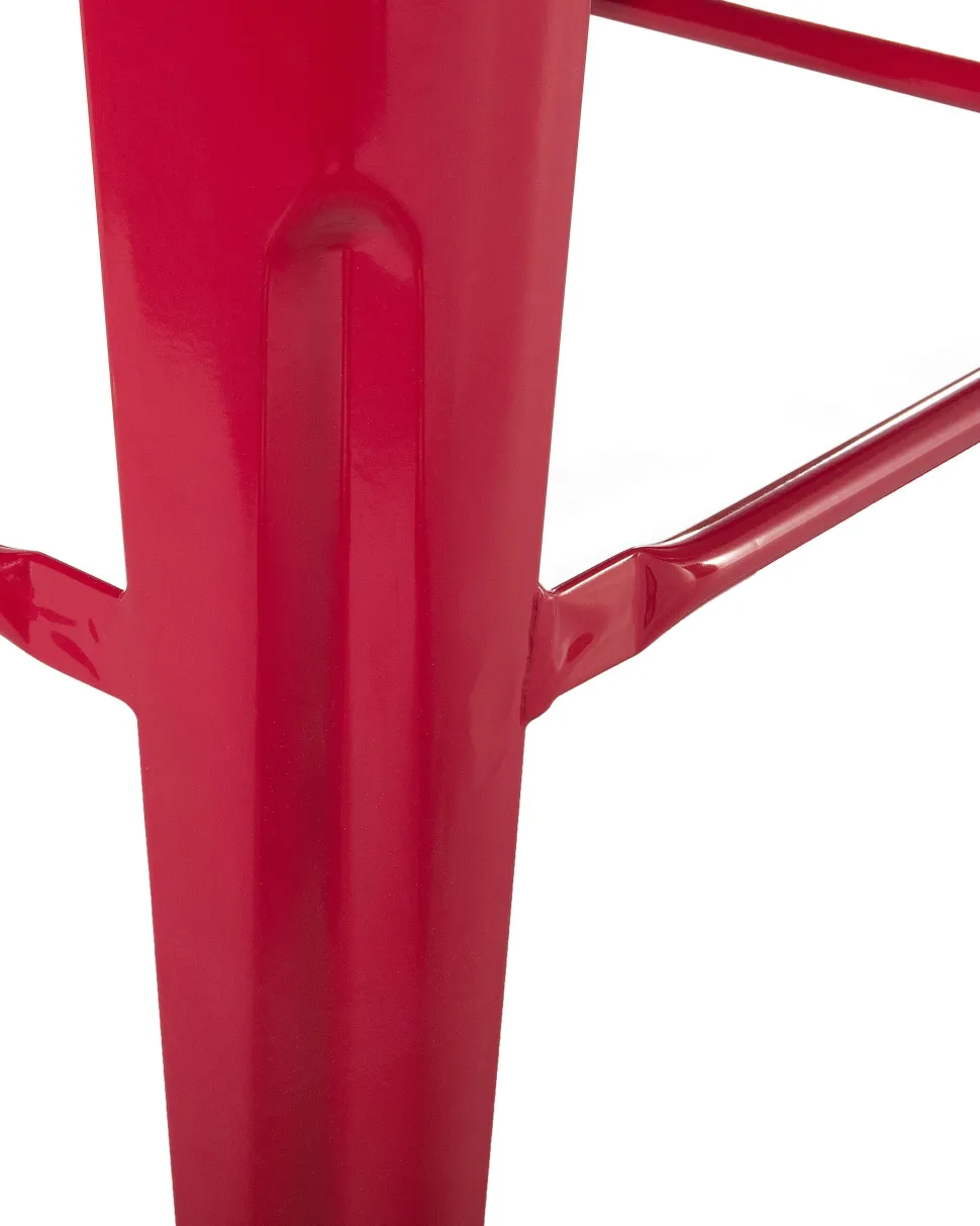 Barhocker Rot 2Er Set Hohe 76 Cm Cabrillo