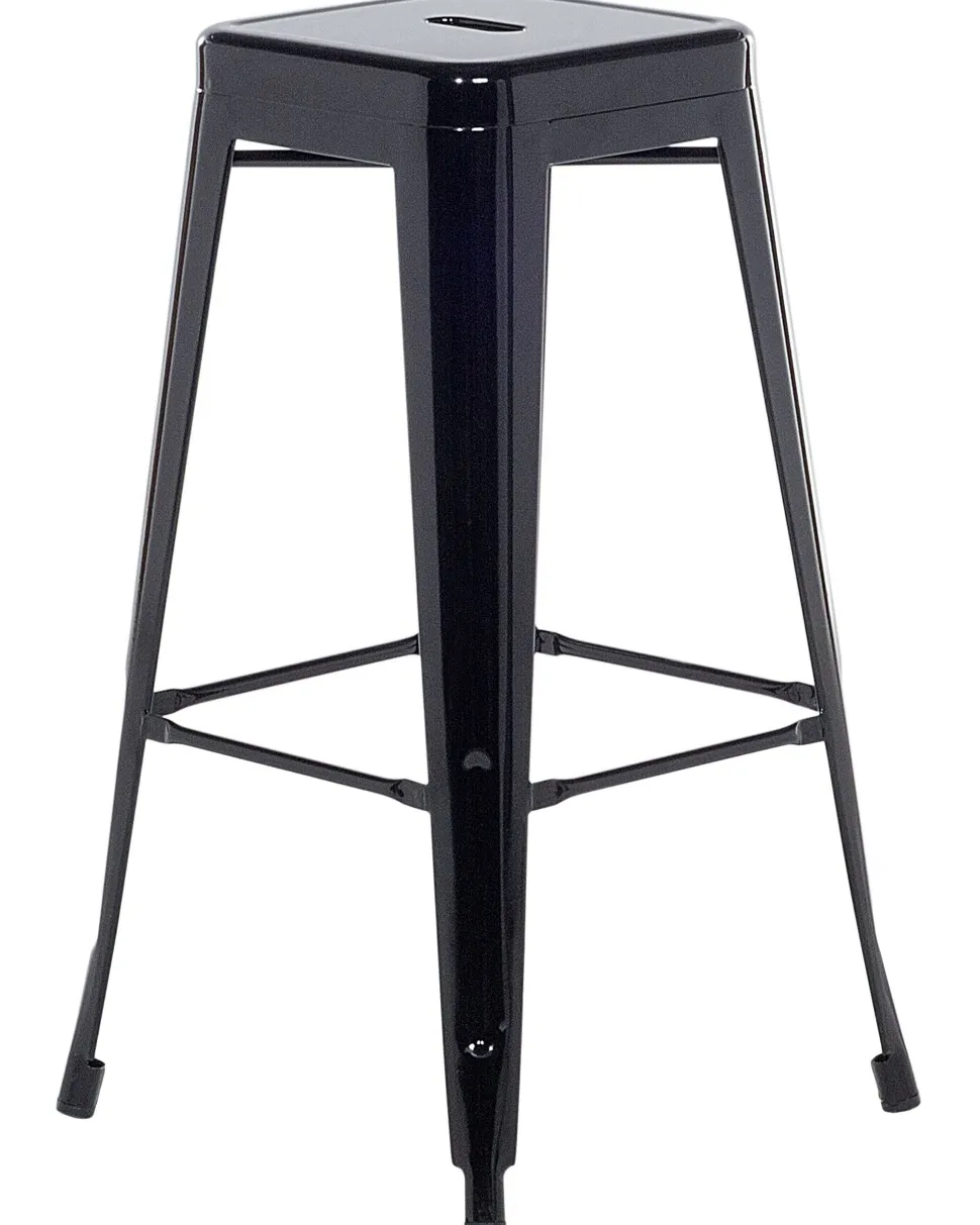 Barhocker Schwarz 2Er Set Hohe 76 Cm Cabrillo