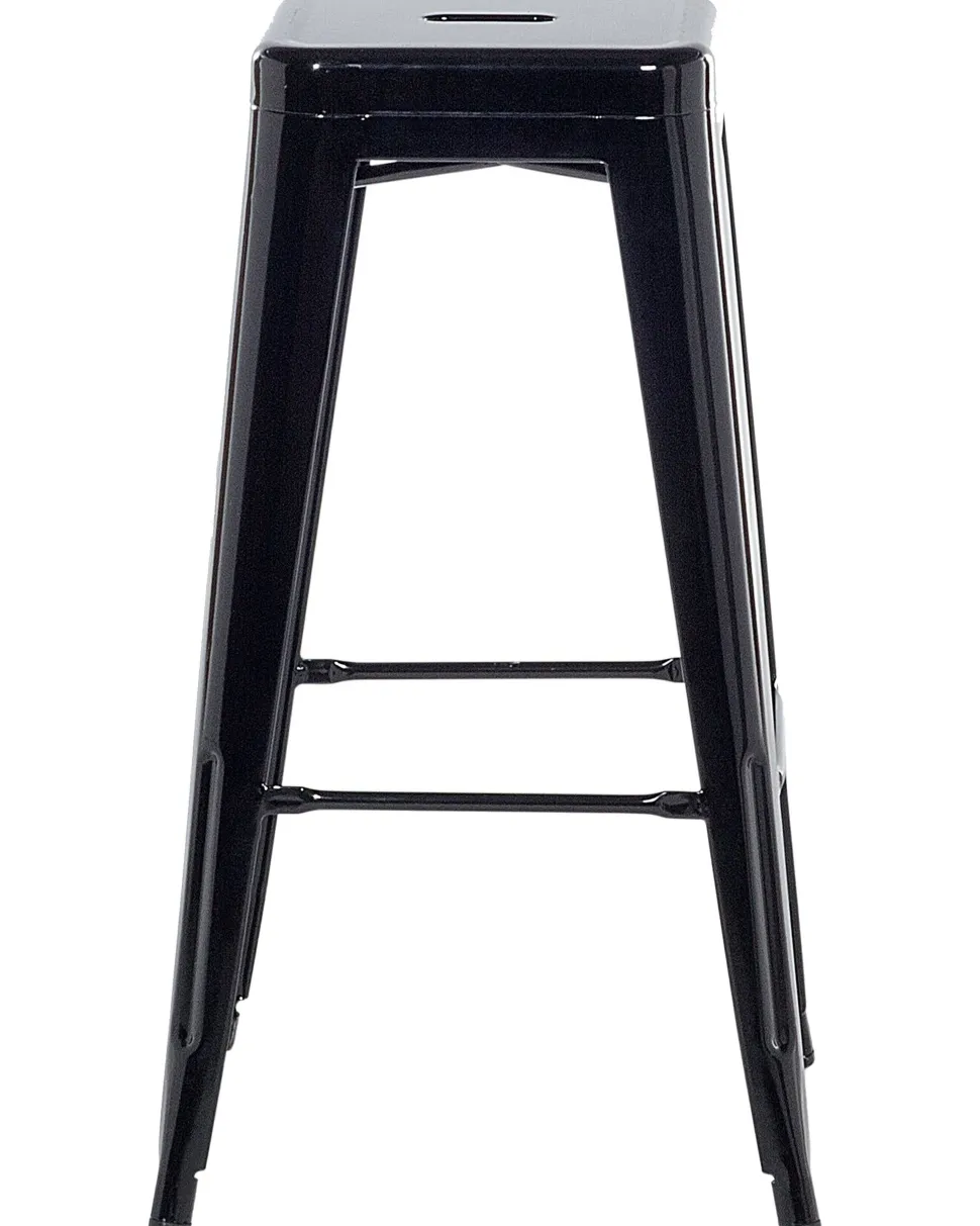 Barhocker Schwarz 2Er Set Hohe 76 Cm Cabrillo