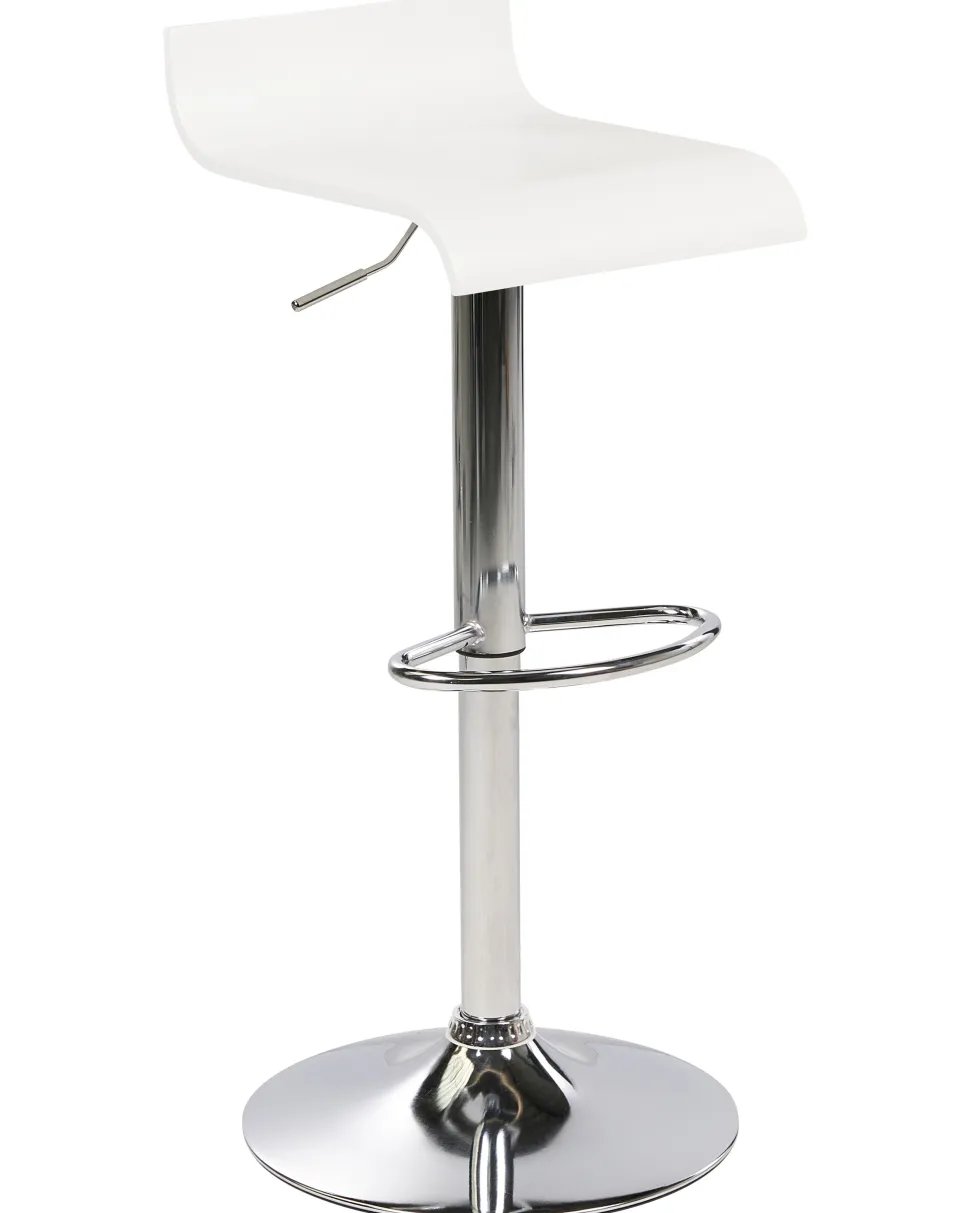 Barhocker Weis Hohenverstellbar 2Er Set Valencia