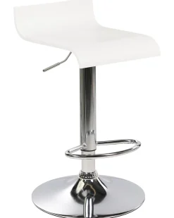 Barhocker Weis Hohenverstellbar 2Er Set Valencia