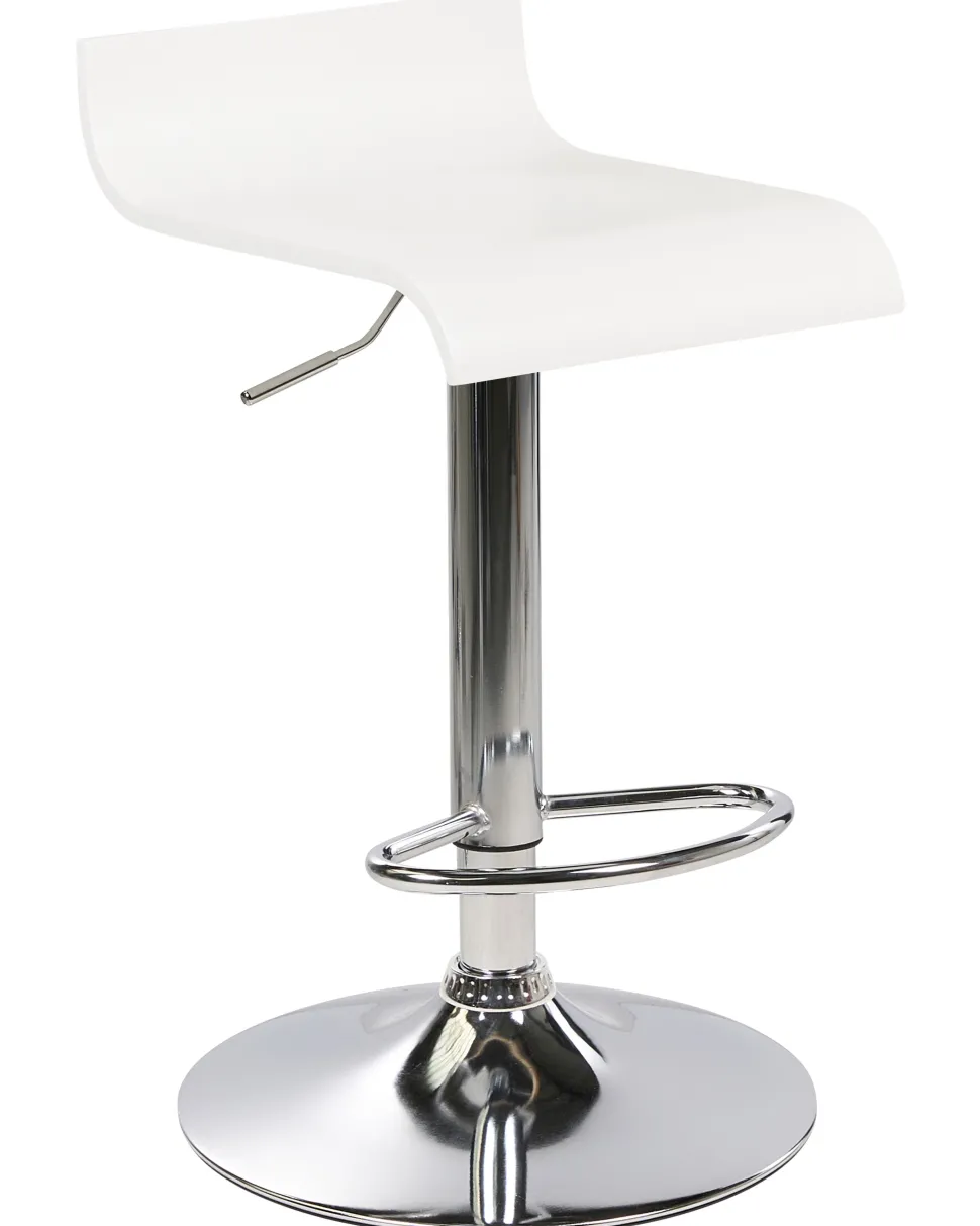 Barhocker Weis Hohenverstellbar 2Er Set Valencia