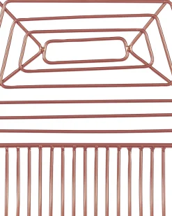 Barstuhl Metall / Kunstleder Rosegold 2Er Set Bisbee