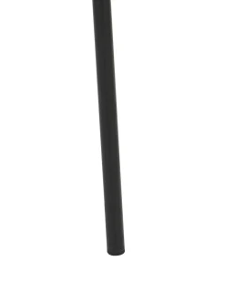 Barstuhl Samtstoff Grau / Schwarz 2Er Set Nekoma