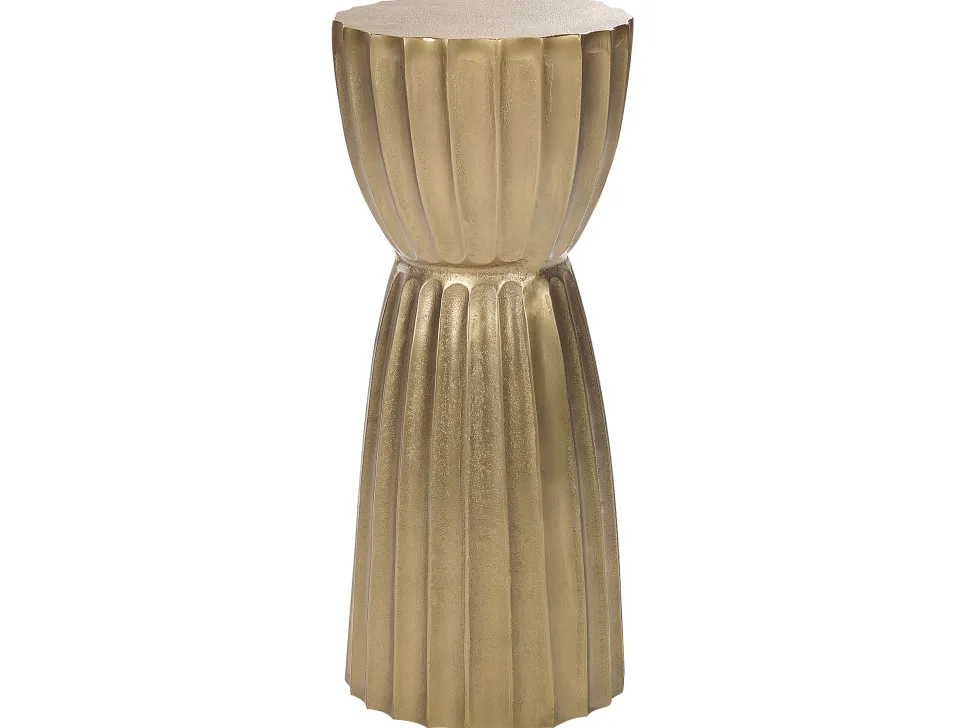 Beistelltisch Aluminium Gold Rund 24 Cm Ouyen
