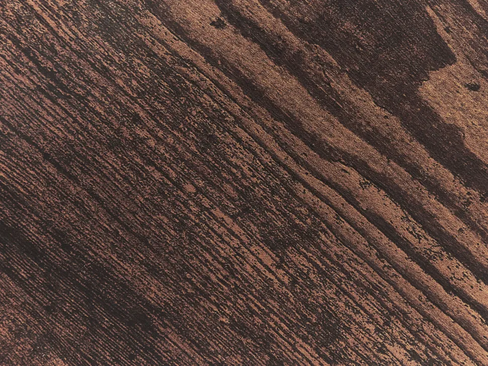 Beistelltisch Dunkler Holzfarbton / Schwarz Rund 40 Cm Tolar