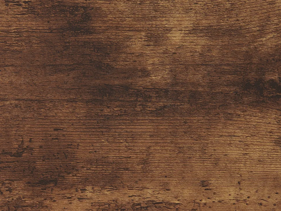 Beistelltisch Dunkler Holzfarbton / Schwarz Rund Orick