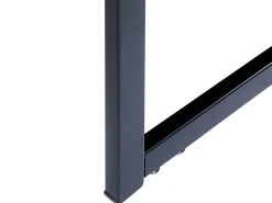 Beistelltisch 2Er Set Dunkler Holzfarbton / Schwarz Rund Tippo