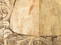 Beistelltisch 2Er Set Mangoholz Heller Holzfarbton Dreieckig Saora