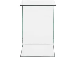 Beistelltisch Glas Transparent 40 X 40 X 61 Cm Lourdes