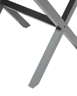 Beistelltisch Grau Quadratisch 40 X 40 Cm Schublade Monroe