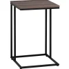 Beistelltisch Holzoptik Taupe Quadratisch 40 X 40 Cm Troy
