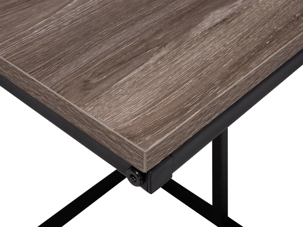 Beistelltisch Holzoptik Taupe Quadratisch 40 X 40 Cm Troy