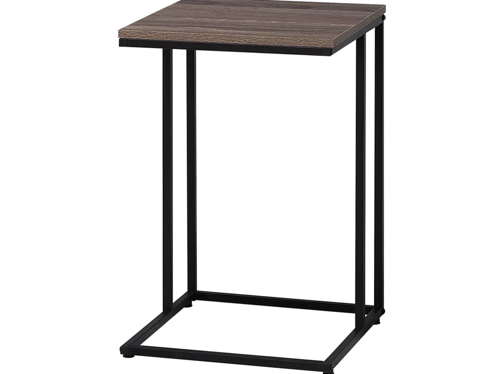 Beistelltisch Holzoptik Taupe Quadratisch 40 X 40 Cm Troy