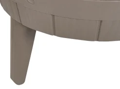 Beistelltisch Mit Kuhlfunktion Taupe Rund 48 Cm Silg