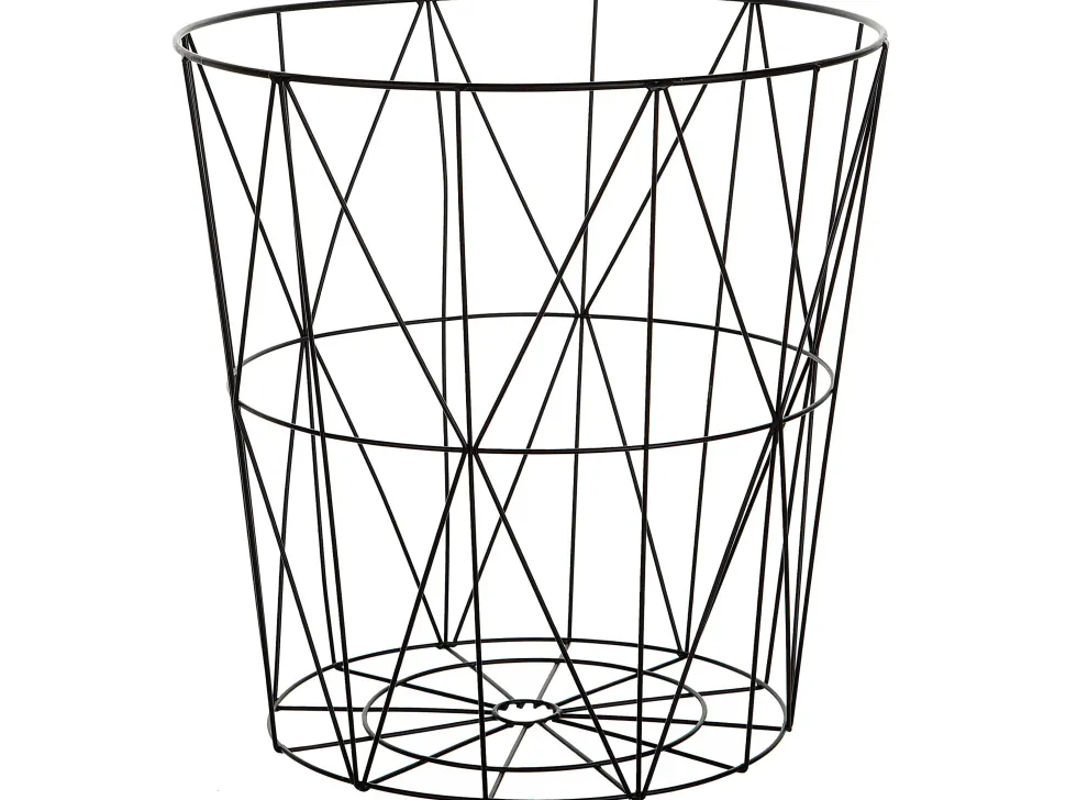 Beistelltisch Schwarz / Heller Holzfarbton 40 Cm Lanark