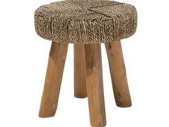 Beistelltisch Teakholz Hellbraun 44 Cm Kelsey