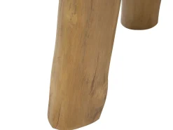 Beistelltisch Teakholz Hellbraun 44 Cm Kelsey