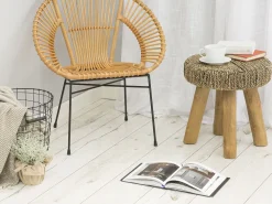 Beistelltisch Teakholz Hellbraun 44 Cm Kelsey
