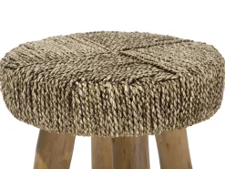 Beistelltisch Teakholz Hellbraun 44 Cm Kelsey