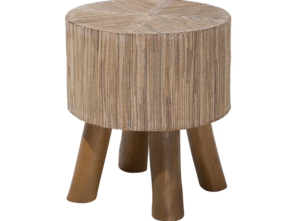 Beistelltisch Teakholz Hellbraun 35 Cm Tulita