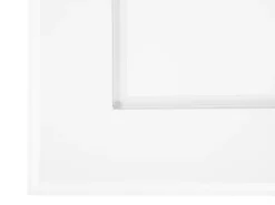 Beistelltisch Weis Glas Rechteckig 40 X 57 Cm Attu