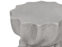 Beisttelltisch Beton Grau Rund 35 Cm Algua