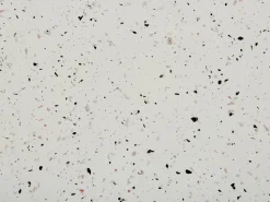 Beisttelltisch Beton Weis Terrazzo Optik Rund 50 Cm Caffi