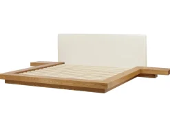 Bett Heller Holzfarbton Lattenrost 180 X 200 Cm Zen