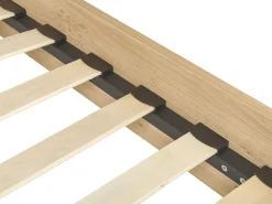 Bett Heller Holzfarbton Lattenrost 180 X 200 Cm Monpazier