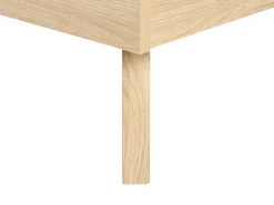 Bett Heller Holzfarbton Lattenrost 180 X 200 Cm Monpazier