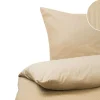 Bettwasche Set Beige Baumwollsatin 135 X 200 Cm Avondale