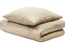 Bettwasche Set Beige Baumwollsatin 135 X 200 Cm Avondale