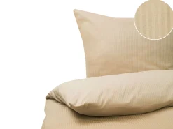 Bettwasche Set Beige Baumwollsatin 220 X 240 Cm Avondale