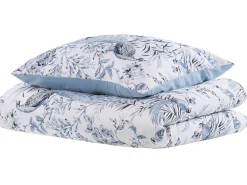 Bettwasche Set Weis / Blau Baumwollsatin 135 X 200 Cm Ballard