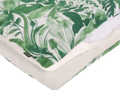 Bettwasche Set Weis / Grun Baumwollsatin 155 X 220 Cm Greenwood