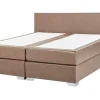 Boxspringbett Kunstleder Braun 180 X 200 Cm President