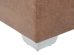 Boxspringbett Kunstleder Braun 180 X 200 Cm President